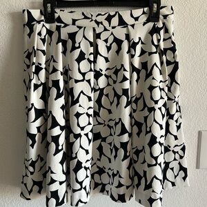 Designer Black and White Skirt by Cynthia Rowley